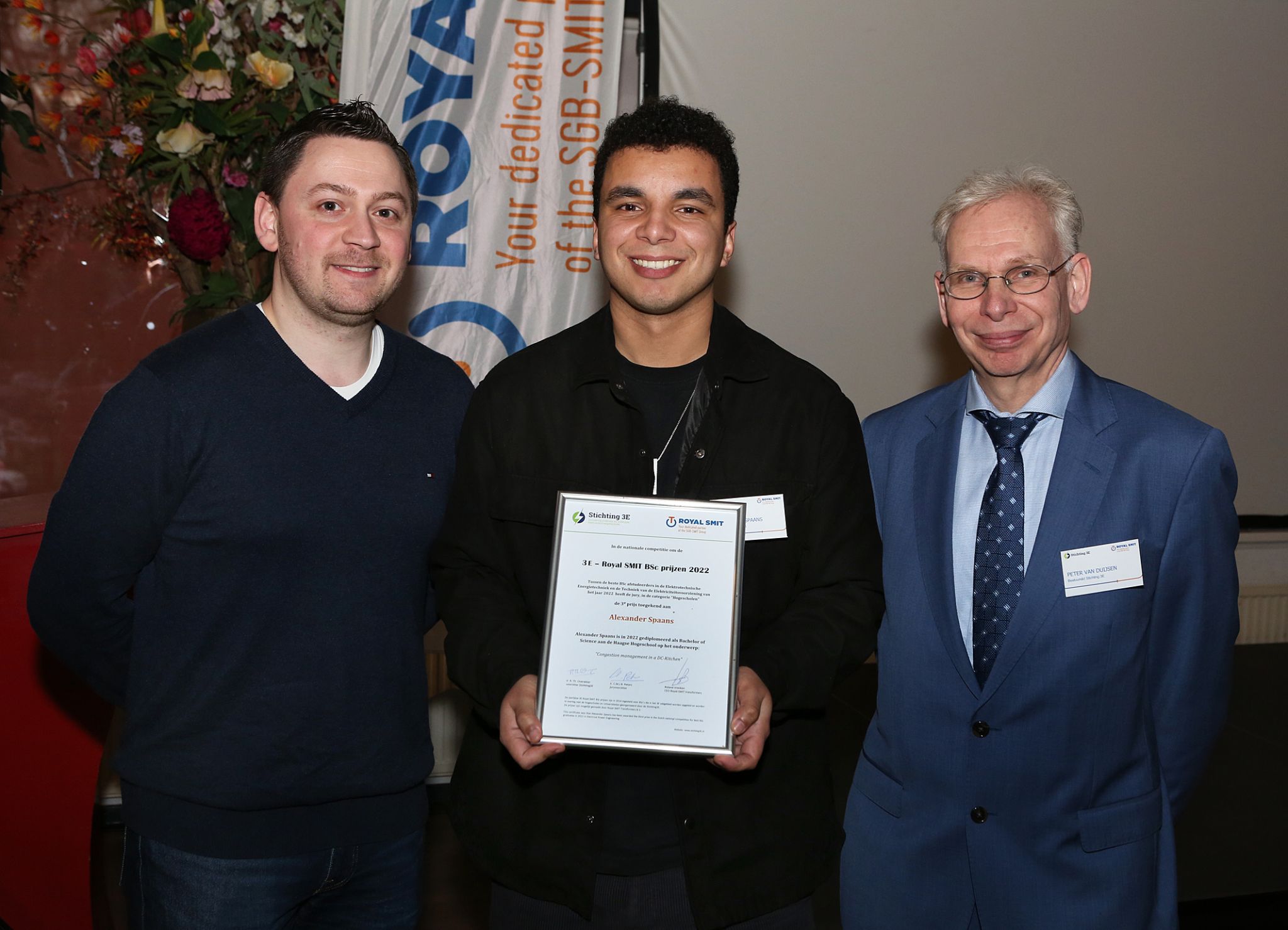 Student project award moment